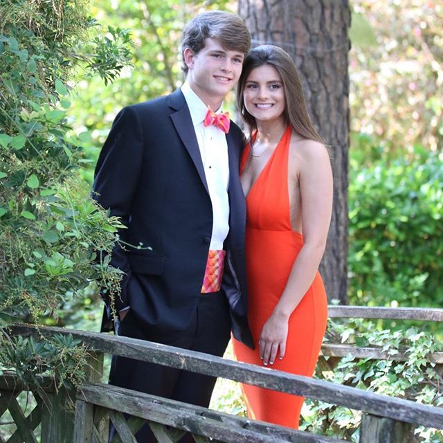 Bold Choice! Our favorite prom couple 2 years in a row. Photo credit: Joyce Carnevale. #cummerbund #Tux #NowellsClothiers