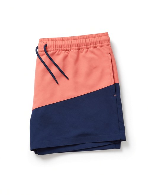 Peter Millar Nautilus Spiral Magic Print Swim Trunk - Casablanca Blue