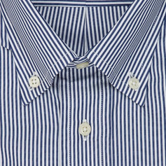 Gitman Brothers Navy Bengal Stripe Dress Shirt