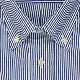 Gitman Brothers Navy Bengal Stripe Dress Shirt