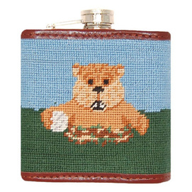 Smathers and Branson Caddyshack Needlepoint Flask