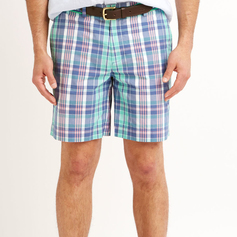 Vineyard Vines Seaway Plaid 9" Club Shorts