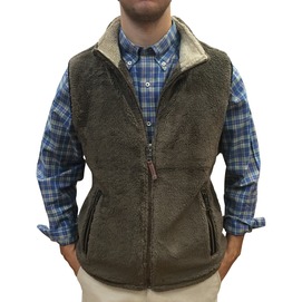 True Grit Pebble Pile Double Up Vest - Cocoa