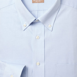 Gitman Brothers Pinpoint Button Down Dress Shirt - Powder Blue